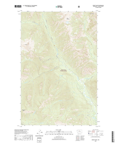 United States Geological Survey Mount David, WA (2020, 24000-Scale) digital map