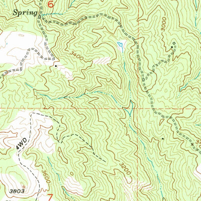 United States Geological Survey Mount Day, CA (1955, 24000-Scale) digital map