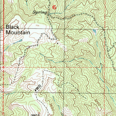 United States Geological Survey Mount Day, CA (1996, 24000-Scale) digital map