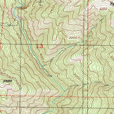 United States Geological Survey Mount Day, CA (1996, 24000-Scale) digital map