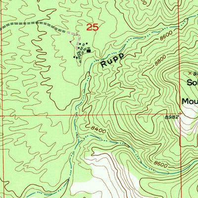 United States Geological Survey Mount Deception, CO (1954, 24000-Scale) digital map