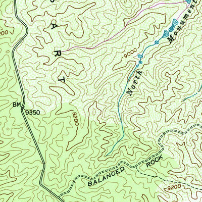 United States Geological Survey Mount Deception, CO (1954, 24000-Scale) digital map
