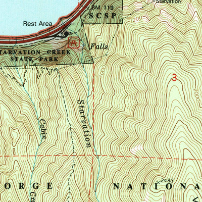 United States Geological Survey Mount Defiance, OR-WA (1994, 24000-Scale) digital map