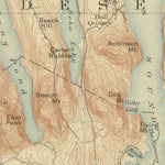United States Geological Survey Mount Desert, ME (1904, 62500-Scale) digital map