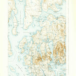 United States Geological Survey Mount Desert, ME (1942, 62500-Scale) digital map