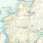 United States Geological Survey Mount Desert, ME (1942, 62500-Scale) digital map