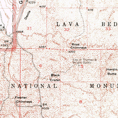 United States Geological Survey Mount Dome, CA-OR (1950, 62500-Scale) digital map