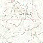 United States Geological Survey Mount Dora, NM (1972, 24000-Scale) digital map