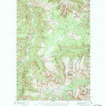 United States Geological Survey Mount Douglas, MT (1941, 62500-Scale) digital map