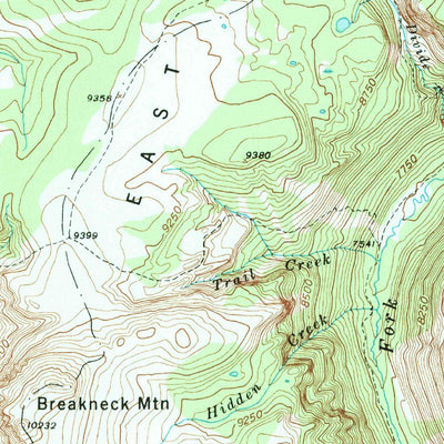 United States Geological Survey Mount Douglas, MT (1941, 62500-Scale) digital map