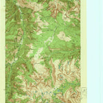 United States Geological Survey Mount Douglas, MT (1943, 62500-Scale) digital map