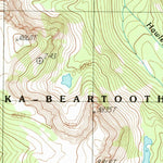 United States Geological Survey Mount Douglas, MT (1987, 24000-Scale) digital map