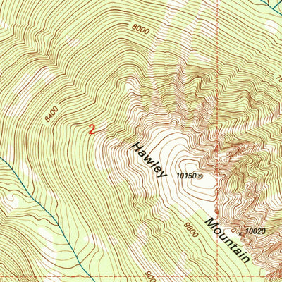 United States Geological Survey Mount Douglas, MT (2000, 24000-Scale) digital map