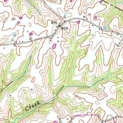United States Geological Survey Mount Eden, KY (1954, 24000-Scale) digital map