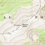 United States Geological Survey Mount Edith, MT (1971, 24000-Scale) digital map