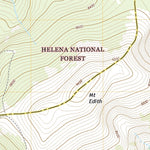 United States Geological Survey Mount Edith, MT (2020, 24000-Scale) digital map