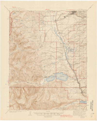 United States Geological Survey Mount Elbert, CO (1938, 62500-Scale) digital map