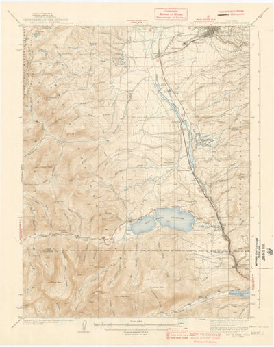 United States Geological Survey Mount Elbert, CO (1939, 62500-Scale) digital map