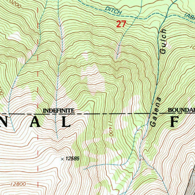 United States Geological Survey Mount Elbert, CO (1994, 24000-Scale) digital map