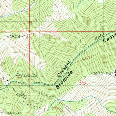 United States Geological Survey Mount Ellen, UT (1986, 24000-Scale) digital map