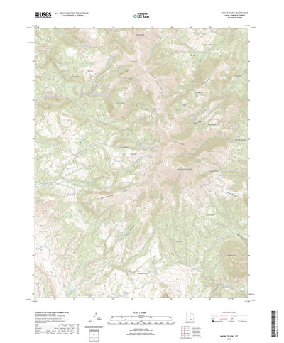 United States Geological Survey Mount Ellen, UT (2023, 24000-Scale) digital map