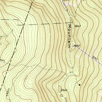 United States Geological Survey Mount Ellen, VT (1971, 24000-Scale) digital map