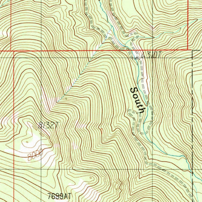 United States Geological Survey Mount Ellis, MT (1987, 24000-Scale) digital map