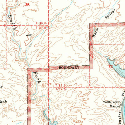 United States Geological Survey Mount Ellsworth, UT (1953, 62500-Scale) digital map