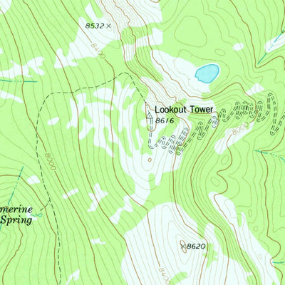 United States Geological Survey Mount Emerine, MT (1974, 24000-Scale) digital map