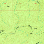 United States Geological Survey Mount Emily, OR (1954, 62500-Scale) digital map
