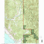 United States Geological Survey Mount Emily, OR (1996, 24000-Scale) digital map