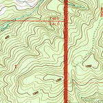 United States Geological Survey Mount Emily, OR (1996, 24000-Scale) digital map