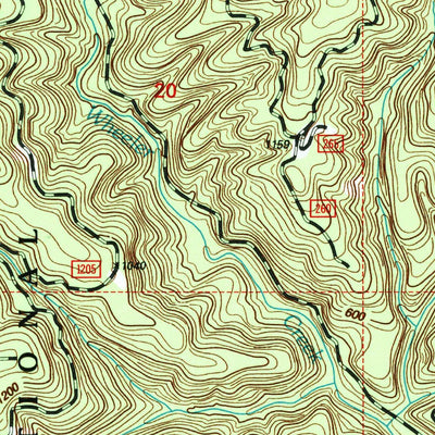 United States Geological Survey Mount Emily, OR (1996, 24000-Scale) digital map