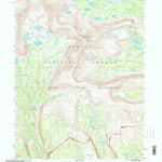 United States Geological Survey Mount Emmons, UT (1996, 24000-Scale) digital map