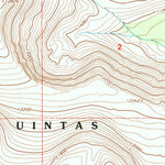 United States Geological Survey Mount Emmons, UT (1996, 24000-Scale) digital map
