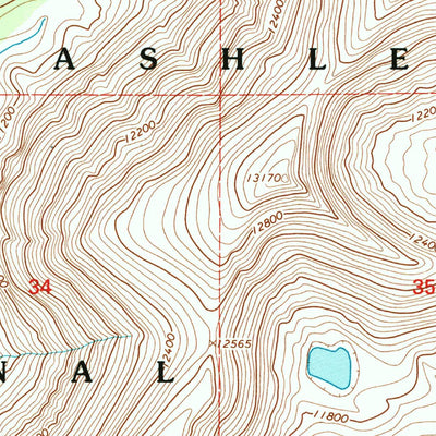 United States Geological Survey Mount Emmons, UT (1996, 24000-Scale) digital map