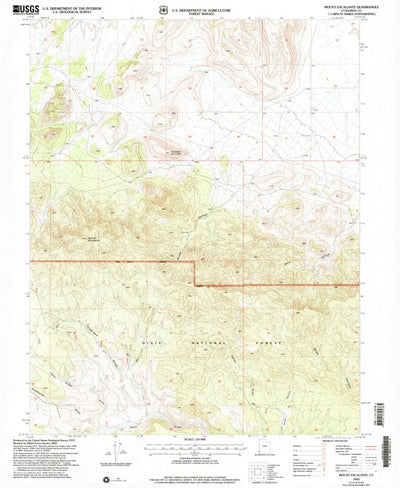 United States Geological Survey Mount Escalante, UT (2002, 24000-Scale) digital map