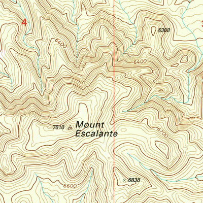 United States Geological Survey Mount Escalante, UT (2002, 24000-Scale) digital map