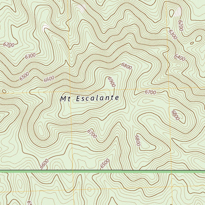United States Geological Survey Mount Escalante, UT (2023, 24000-Scale) digital map