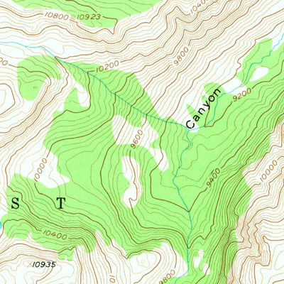 United States Geological Survey Mount Ethel, CO (1955, 24000-Scale) digital map