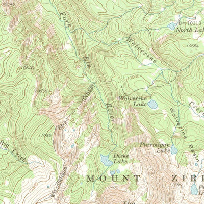 United States Geological Survey Mount Ethel, CO (1955, 62500-Scale) digital map