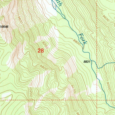 United States Geological Survey Mount Ethel, CO (2000, 24000-Scale) digital map