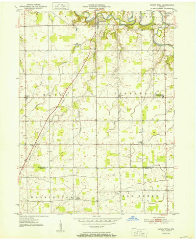 United States Geological Survey Mount Etna, IN (1951, 24000-Scale) digital map