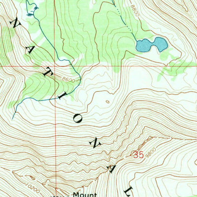 United States Geological Survey Mount Evans, MT (1971, 24000-Scale) digital map