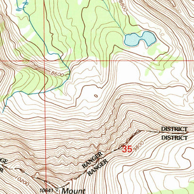 United States Geological Survey Mount Evans, MT (1996, 24000-Scale) digital map