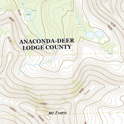 United States Geological Survey Mount Evans, MT (2020, 24000-Scale) digital map