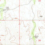 United States Geological Survey Mount Fagan, AZ (1981, 24000-Scale) digital map