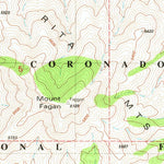 United States Geological Survey Mount Fagan, AZ (1981, 24000-Scale) digital map