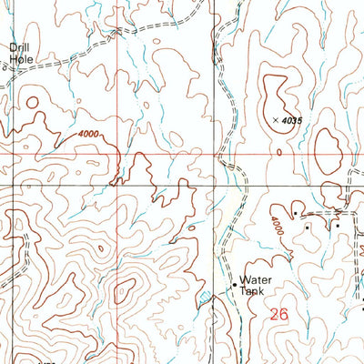 United States Geological Survey Mount Fagan, AZ (1996, 24000-Scale) digital map