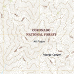 United States Geological Survey Mount Fagan, AZ (2018, 24000-Scale) digital map